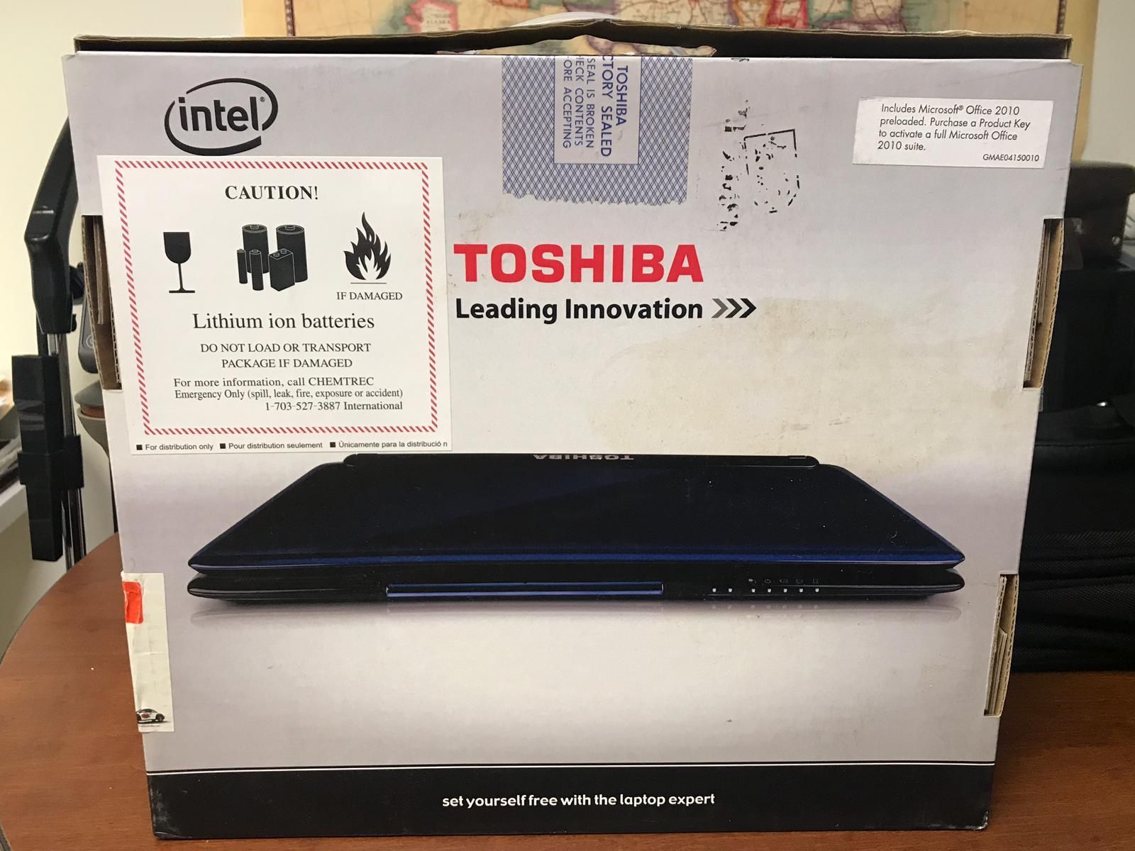 TOSHIBA as new Laptop with Backup System