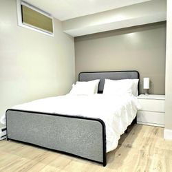 Grey King Bedframe