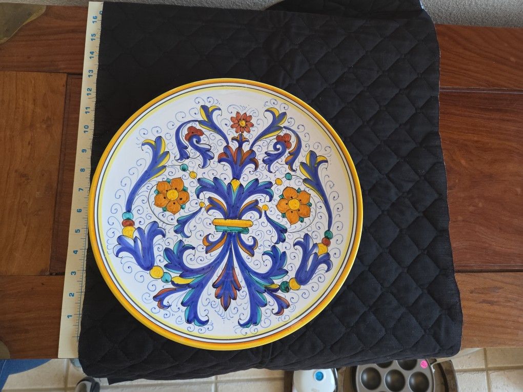 DERUTA ITALIAN POTTERY PLATE/PLATTER