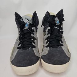 Jordan 6 Retro Tech Chrome Black Gray Women's Size 7