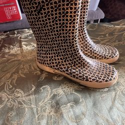 Coach Rainboots Size 9 1/2