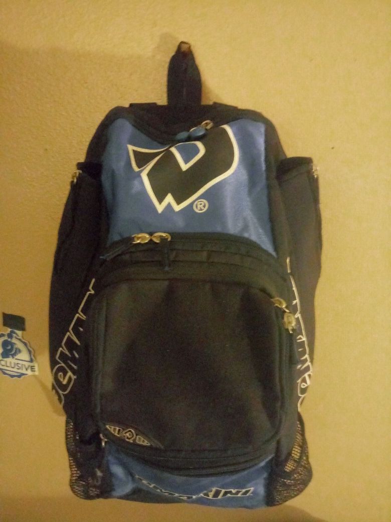 Baseball equipment backpack