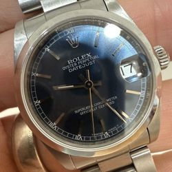 Rolex Datejust Blue Dial