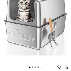Brand New Stainless Steel Litter Box 