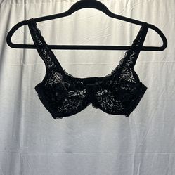 Black Lace Bra