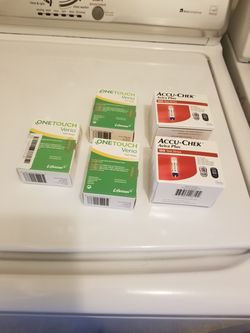 New test strips not expired dont need them 5 boxes
