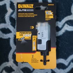 DeWalt Flextorque Right Angle Drill Attachment  W/LED Light 