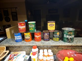 Vintage Coffee Cans