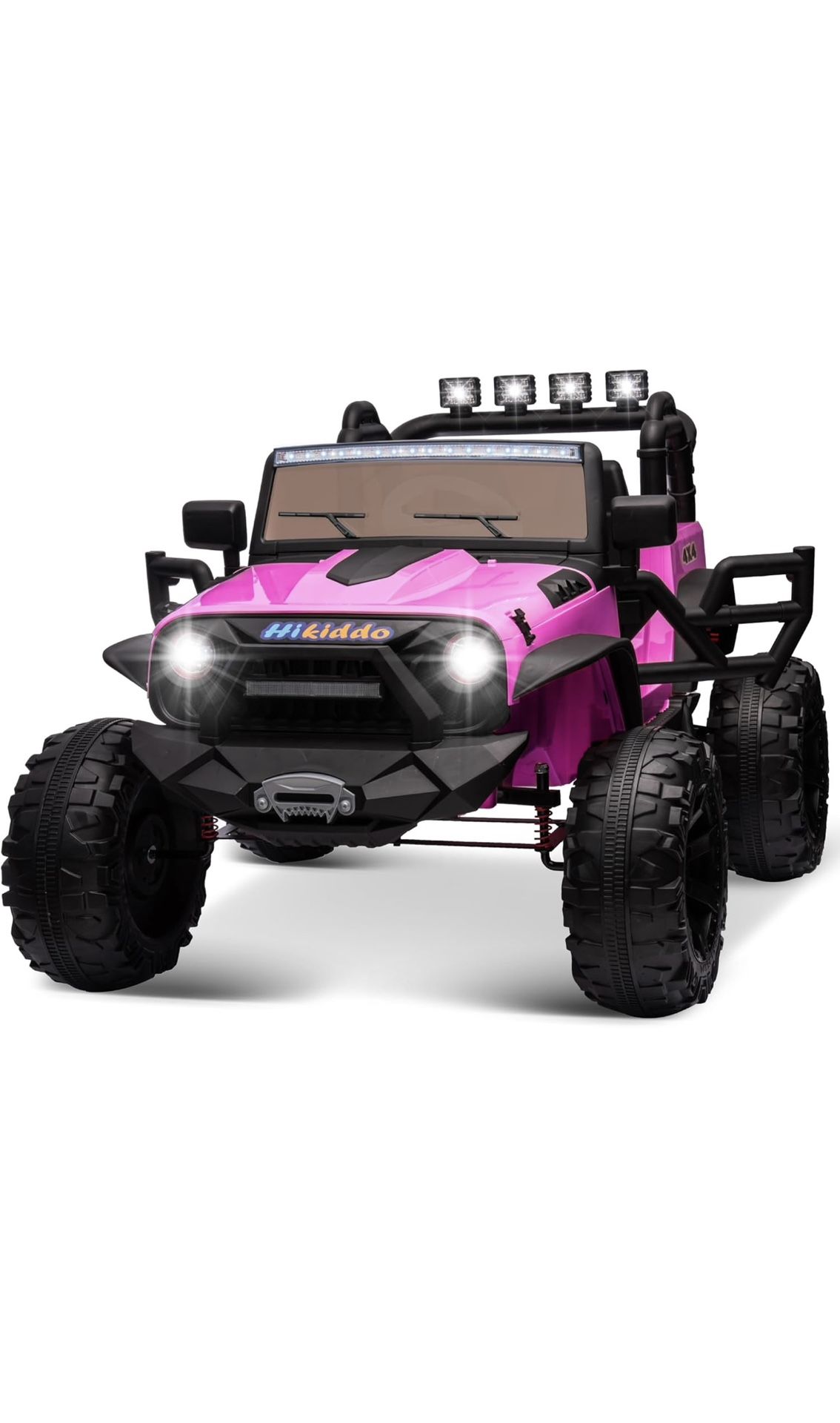 24V 9Ah Ride on Toy for Big Kids, 4WD 2 Seater