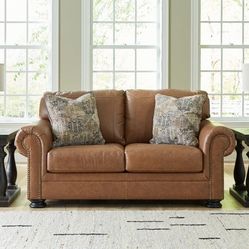 Carianna Caramel Loveseat