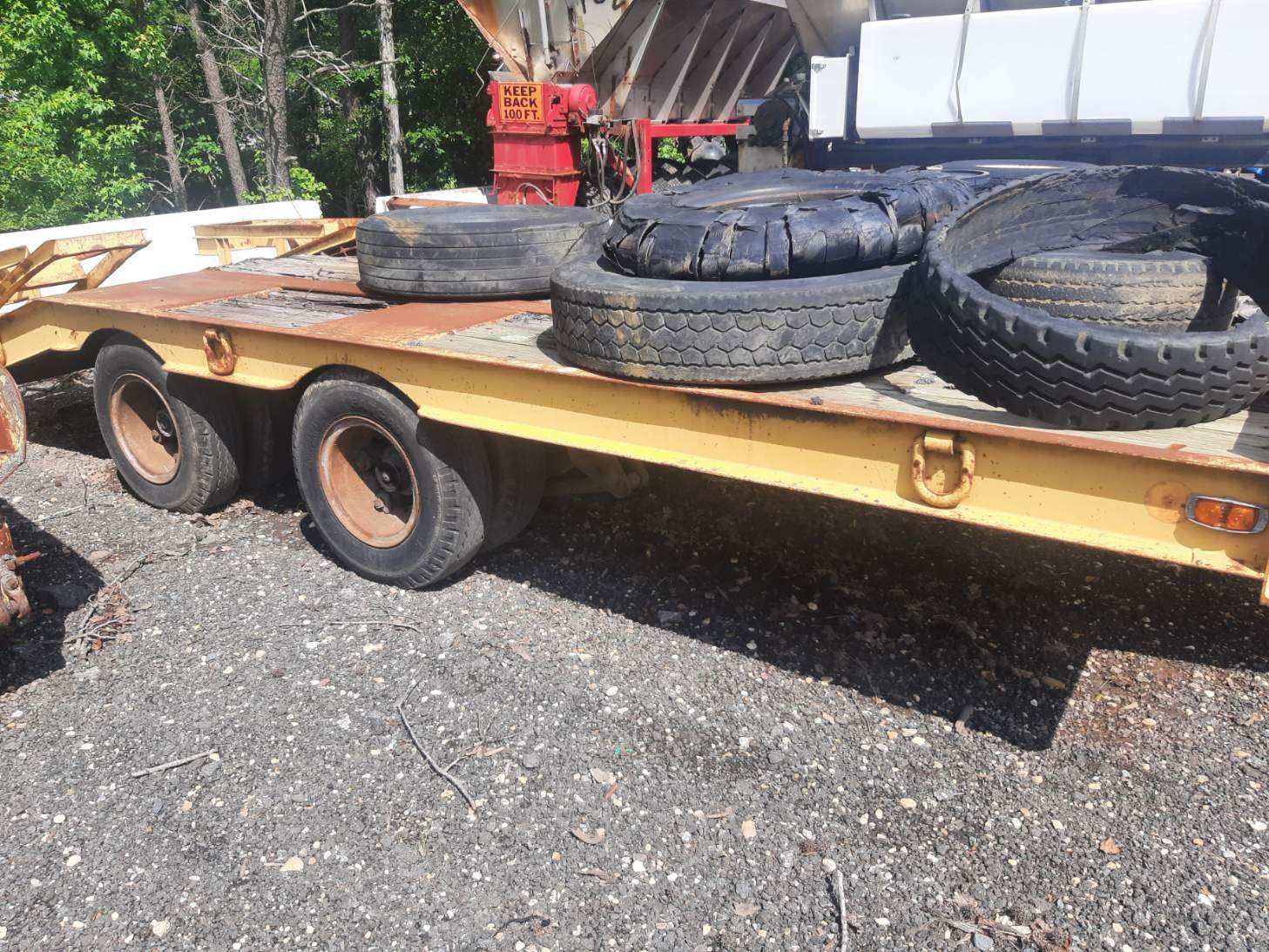 Trailer And Paver