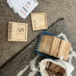 Montessori Peg Number Counting Game