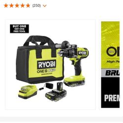 Ryobi Brushless 18v Hammer Drill - NEW