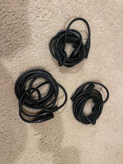 XLR Microphone Cables Set of 3 Cable Matters