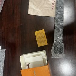 Louis Vuitton Belt Black/grey Checkered