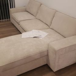 Sectional Sofa Couch with Chaise Storage (NEW)