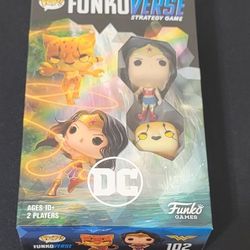 Funkoverse Strategy Game 102 – Wonder Woman vs. Cheetah (Great Condition, Complete)