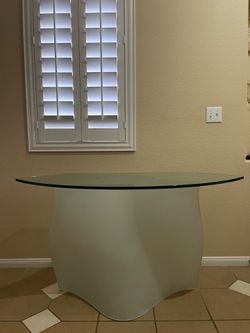 Wavy Glass Console Table - Reflex Angelo "Gaudi" Style