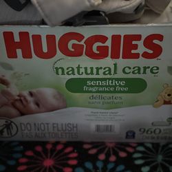Huggies Natural Care Sensitive Wipes