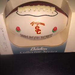 Brand New USC Trojans Collectible 2004 Rose Bowl Mini Football