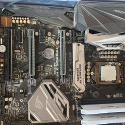 Motherboard/CPU/RAM/Cooler Combo I7 8700k, Asus Maximus Hero X
