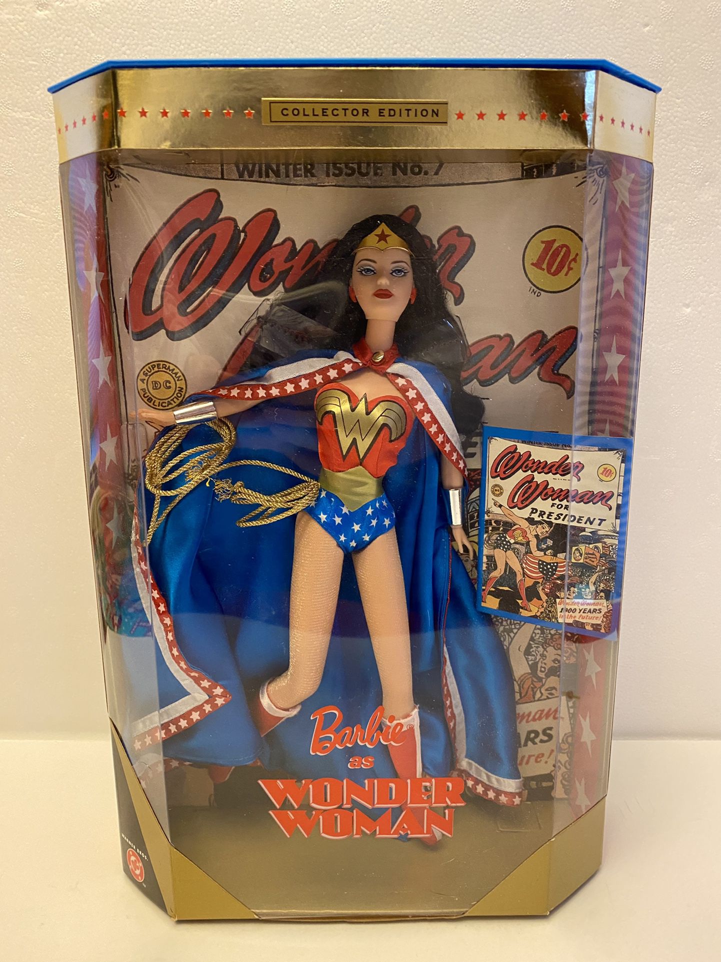 NEW RETIRED NRFB 1999 VINTAGE BARBIE AS WONDER WOMAN COLLECTOR EDITION