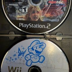 NINTENDO WII AND PLAYSTATION VIDEOGAMES 