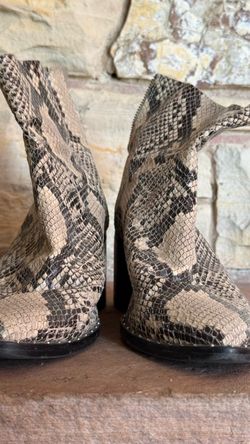 Snakeskin boots