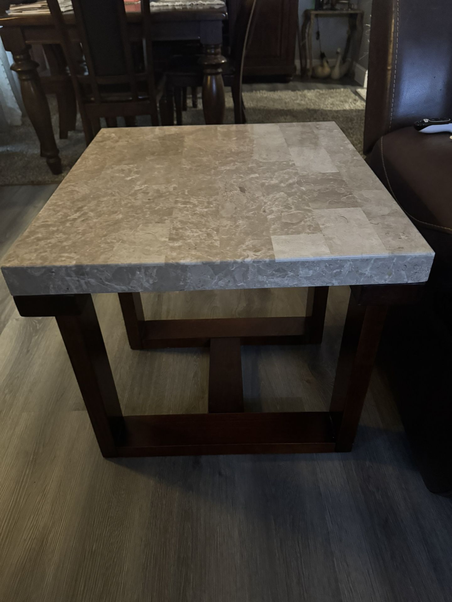 ✨ Solid Marble Coffee Table + 2 End Tables – Beautiful & Heavy-Duty! ✨