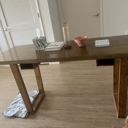 Desk Used As Dining Table