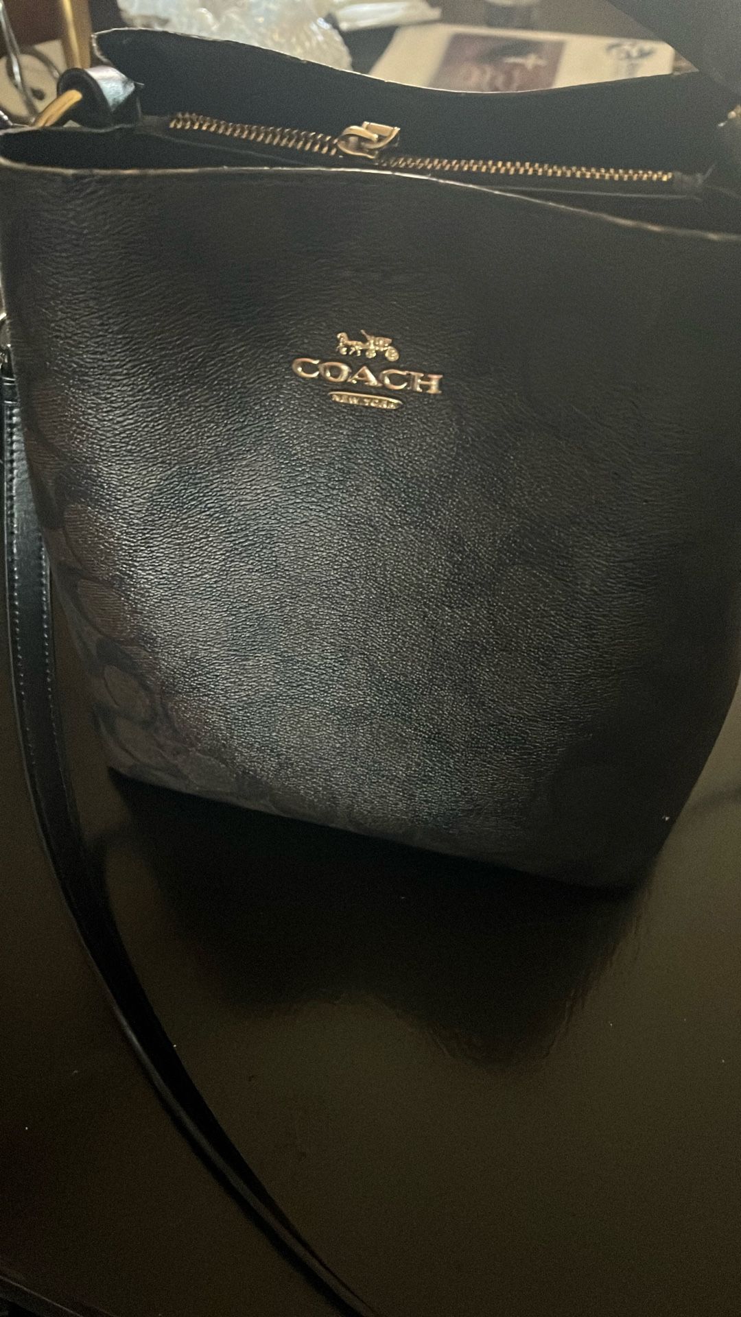 Authentic Purse Coach Bag 2 Straps Used