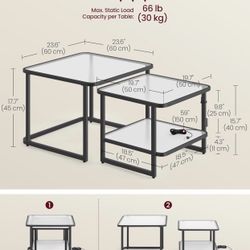 Set Of 2 Coffee table