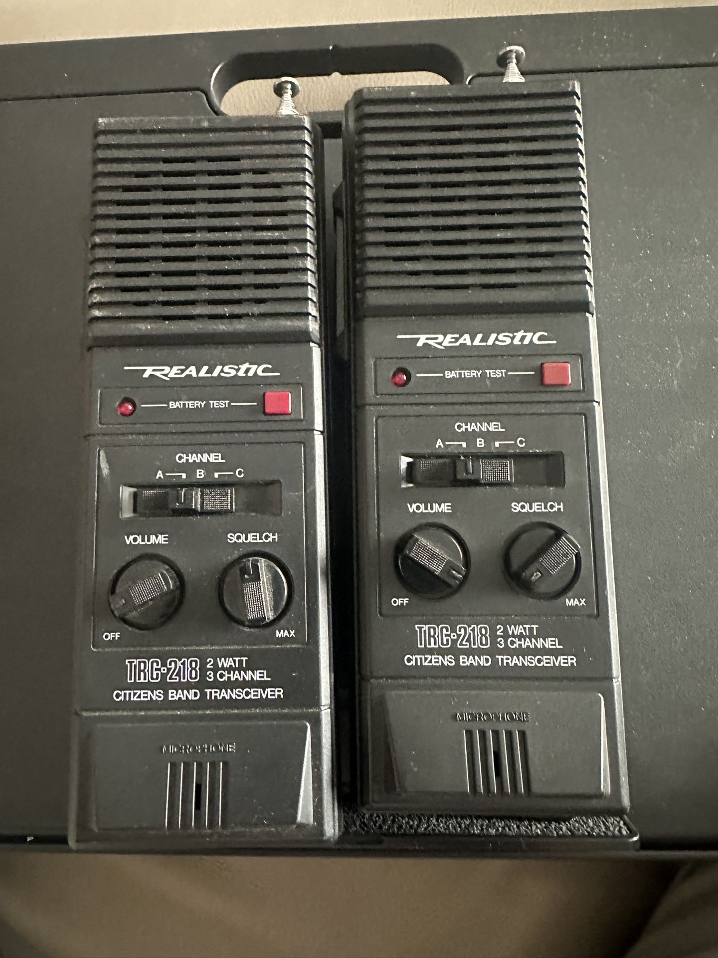 Realistic Walkie-talkies -Vintage