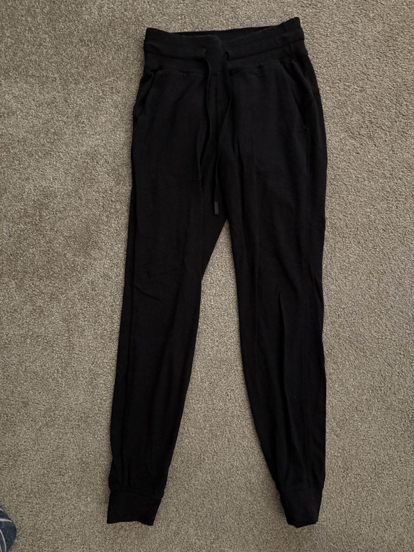 Lululemon Black Ready To Rulu Leggings Joggers Pants Size 2