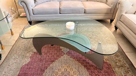 Modern Glass Coffee Table Set – 3 Pieces