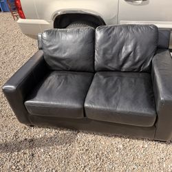 Leather couch
