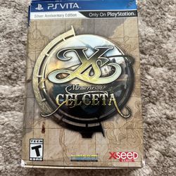 Ys Memories Of Celceta Silver Anniversary Edition For Playstation Vita Psvita