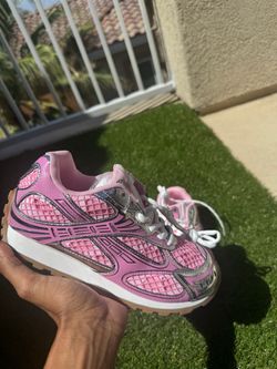 Bottega Veneta Orbit Sneakers Pink