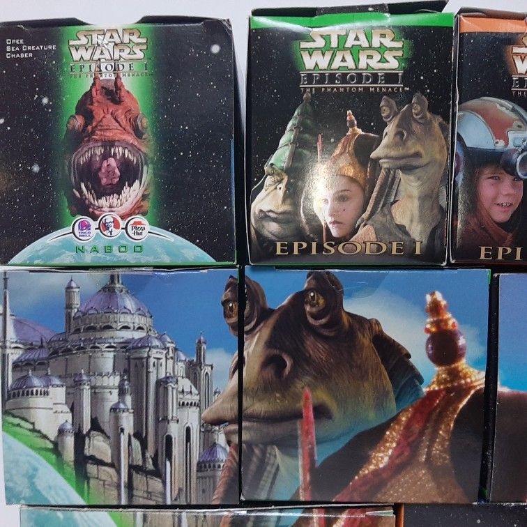 Star Wars Episode Meal Toys Taco Bell KFC Pizza Hut Lot of 16