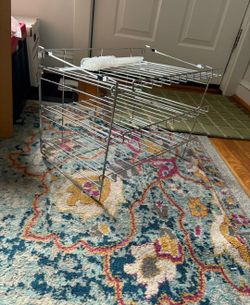 3-Tier Small Chrome Wire Shelf Rack