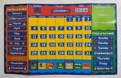 Lakeshore Learning Magnetic Calendar