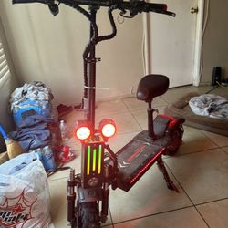 Aiqite 60v 28ah Scooter Fast All Terrain Tires 