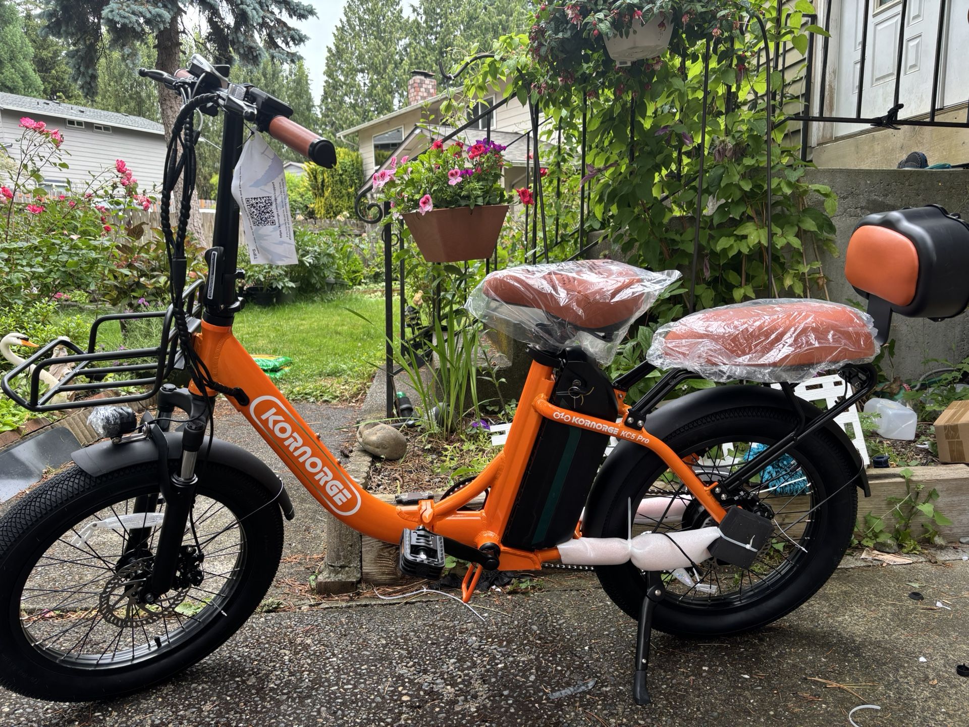 KORNORGE KC5 PRO Electric Bike Foldable - Brand New