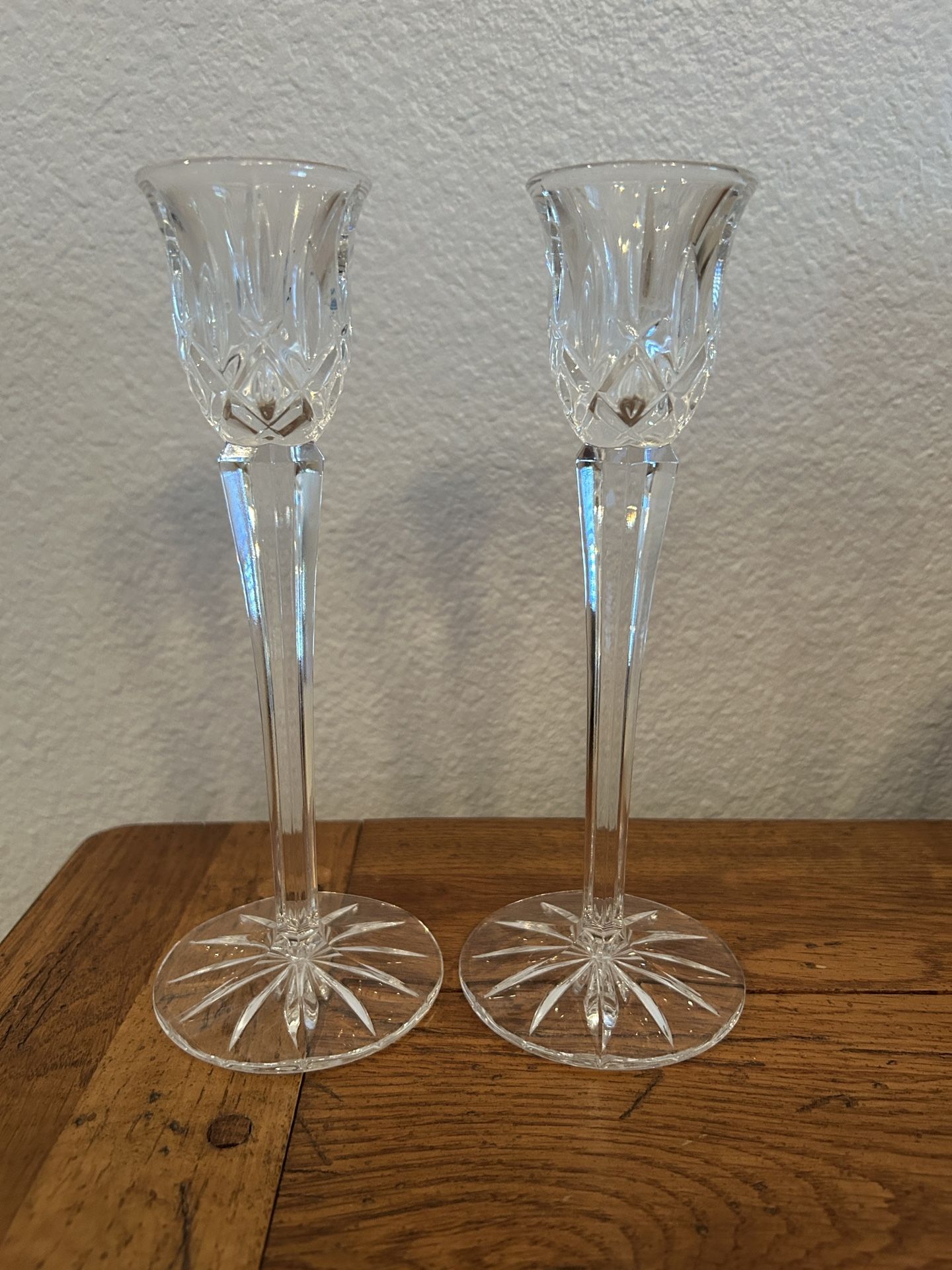 Glass Taper Candle Holders