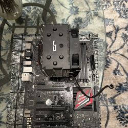 Pc Parts (motherboard, Cpu, Cpu Cooler)