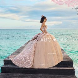 FLORAL 2 PIECE QUINCEANERA DRESS BY RAGAZZA 