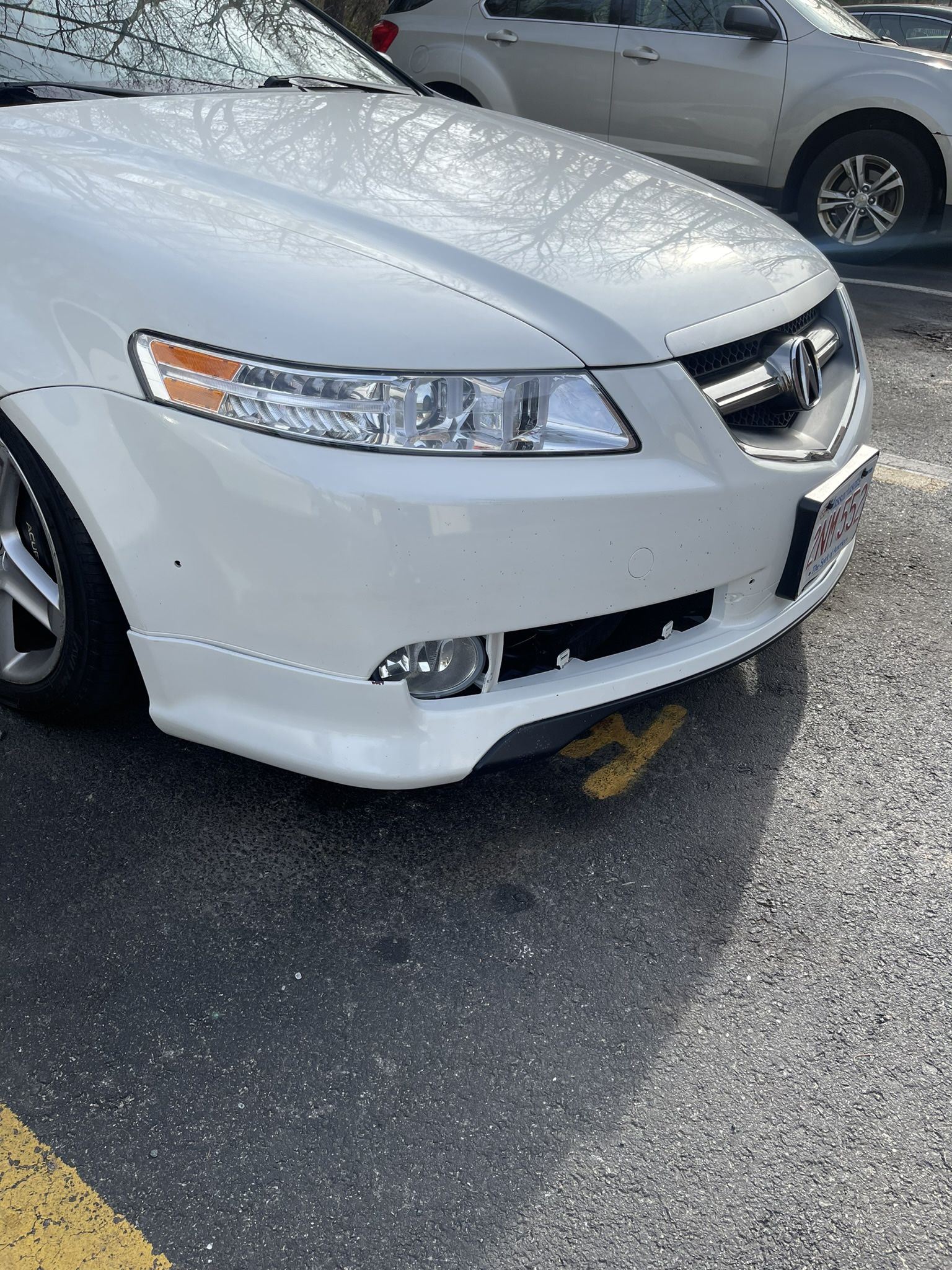 Acura TL A-spec Front Lip Oem.