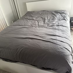 IKEA Full Size Bed Frame And Mattress 