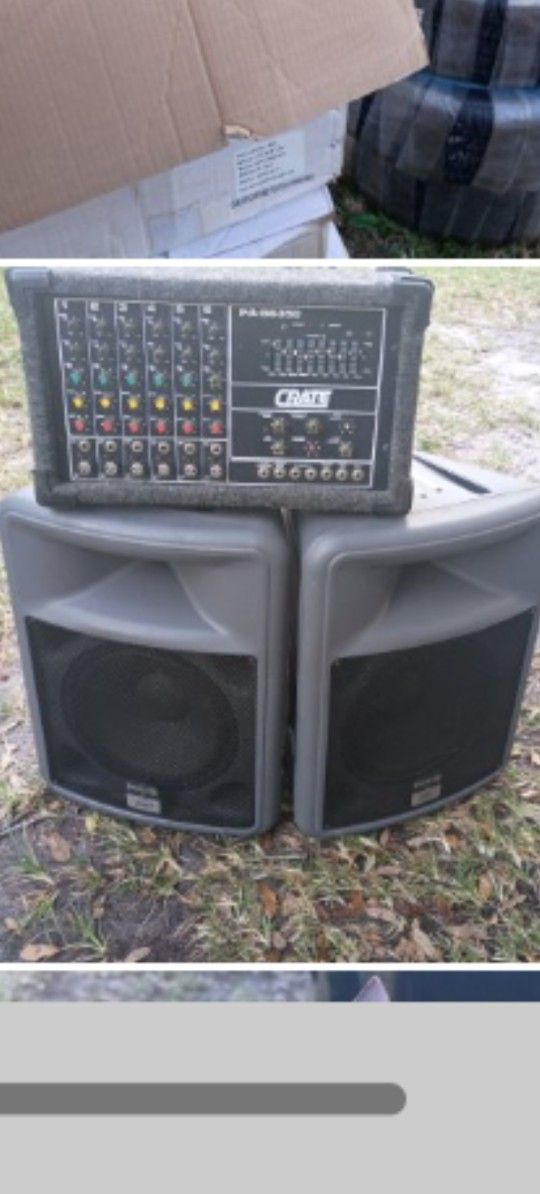 Commercial DJ Music Equipment $400 Takes All Of It