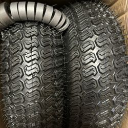 2 New Riding Lawn Mower Wheels And Tires 